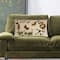 Hello Honey® Multicolor Embroidered Butterflies & Flowers Lumbar Pillow